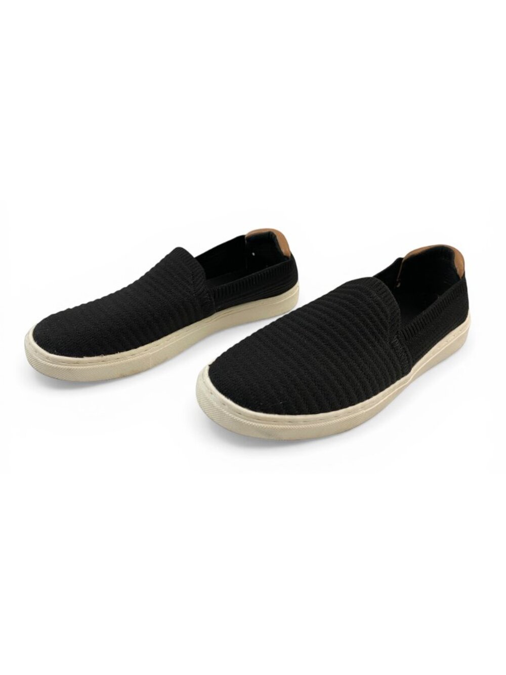 Kelly & Katie Black Knit Slip On Sneakers Womens Size 7M Casual Comfort Shoes - Picture 2 of 10